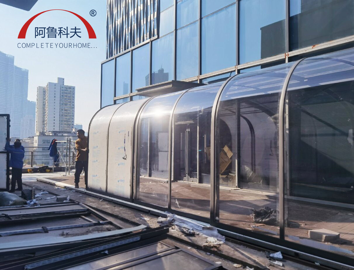 上海光大移動(dòng)陽(yáng)光房圓弧款實(shí)拍